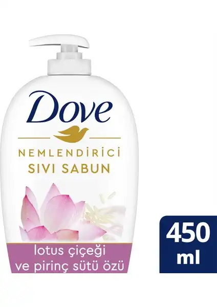 Dove Lotus Çiçeği ve Pirinç Sütü Sıvı Sabun: Etkili Cilt Temizliği ve Nemlendirme