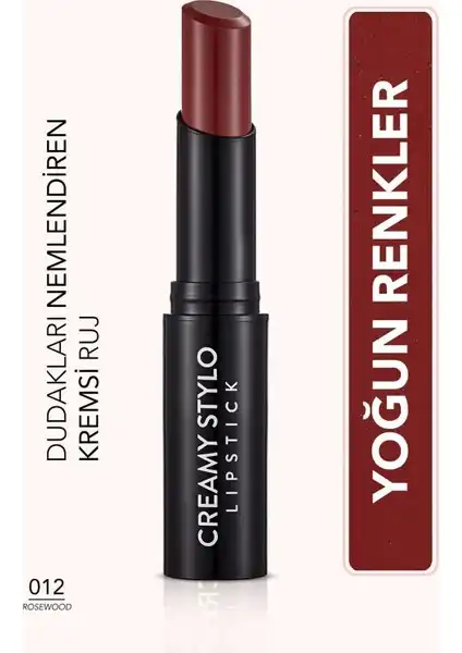 Flormar Yarı Parlak Stick Ruj - Doğal Görünüm ve Yüksek Pigmentasyon