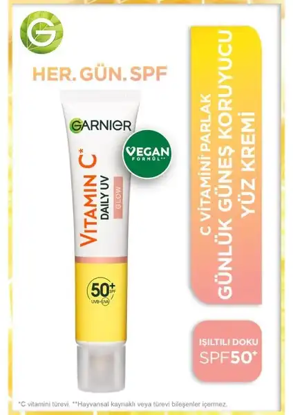 Garnier C Vitamini Parlak Günlük Güneş Koruyucu Yüz Kremi İncelemesi