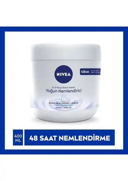 NIVEA El ve Vücut Bakım Kremi: Yoğun Nemlendirici ve Hızlı Emilim