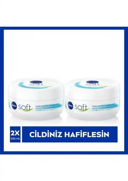 NIVEA Soft Nemlendirici Krem: Yüz, El ve Vücut için Etkili Bakım