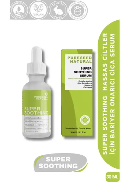 Pureseed Doğal Super Soothing Serum: Hassas Ciltler İçin Etkili Destek