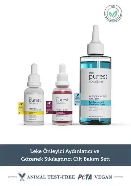 The Purest Solutions Önleyici Aydınlatıcı Cilt Bakım Seti TPS112 İncelemesi