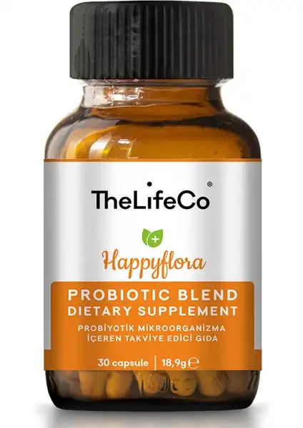 TheLifeCo Happyflora: Sindirim Sağlığını Destekleyen Probiyotik Takviye