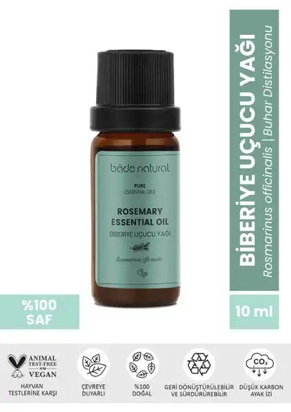 Bade Natural Biberiye Uçucu Yağı: Faydaları ve Kullanım Rehberi