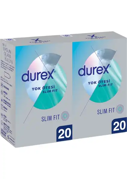 Durex Yok Ötesi Slim Fit 40'lı İnce Prezervatif İncelemesi ve Faydaları