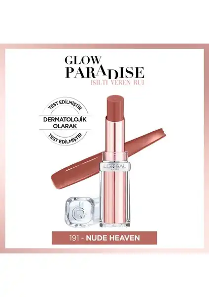 Glow Paradise Balm-in-Lipstick: Işıltı Veren Nude Tonlu Ruj Özellikleri