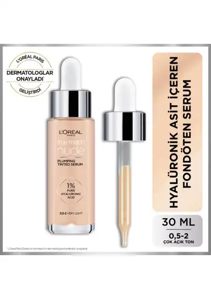 L'Oréal Paris True Match Nude Serum Fondöten İncelemesi ve Özellikleri