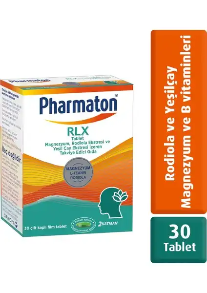 Pharmaton RLX 30 Çift Kaplı Tablet: Zihinsel ve Fiziksel Yorgunluğa Destek