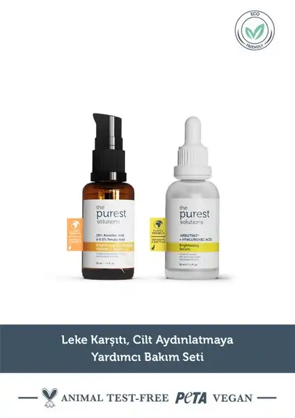 The Purest Solutions Cilt Aydınlatmaya Bakım Seti TPS128