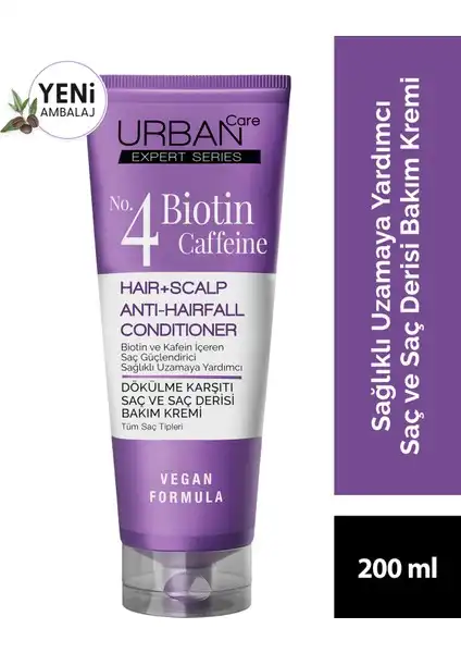 URBAN Care Biotin & Kafein Saç Derisi Kremi ile Saç Sağlığınızı Destekleyin