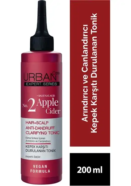 Urban Care No.2 Expert Elma Sirkesi ile Kepek Karşıtı Tonik Kullanım Rehberi