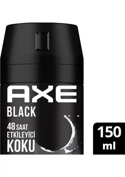 Axe Erkek Sprey Deodorant Black: Temiz Hissetmenin Yolu