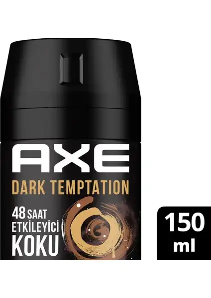 Axe Erkek Sprey Deodorant Dark Temptation ile Uzun Süreli Ferahlık