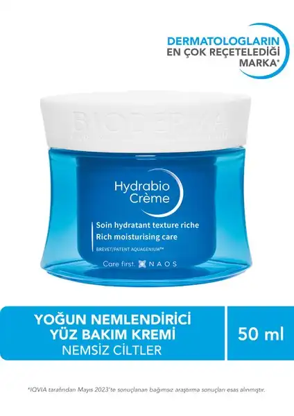 Bioderma Hydrabio Kremi: Kuru Ciltler İçin Derinlemesine Nemlendirici