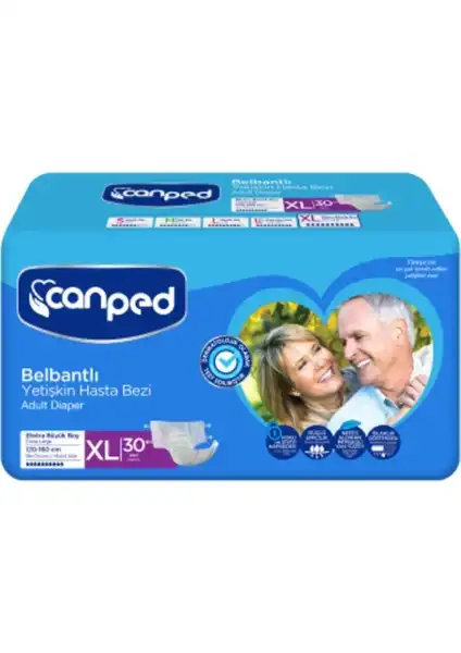 Canped Belbantlı Tekstil Yüzeyli Hasta Bezi XL: Konfor ve Güven