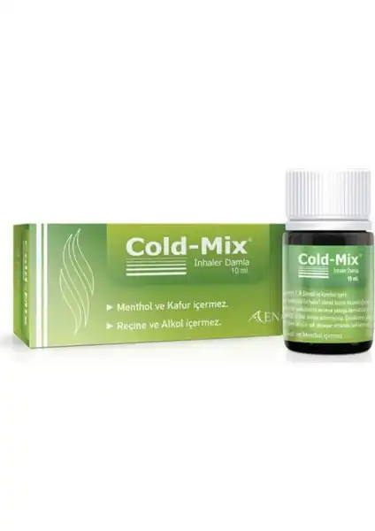 Cold-Mix Inhaler 10 ml Damla: Burun Tıkanıklığı İçin Doğal Çözüm