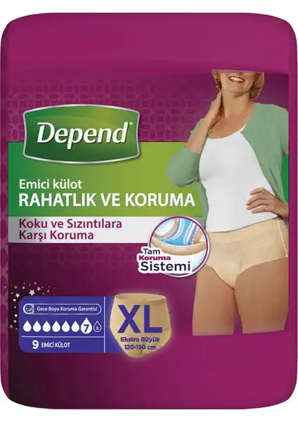 Depend Emici Külot: Konfor Ve Güvenlik Sağlayan İç Giyim Seçeneği