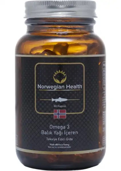 Norwegian Health Omega-3 60 Kapsül 1000 mg: Sağlık ve Beslenme Ürünü