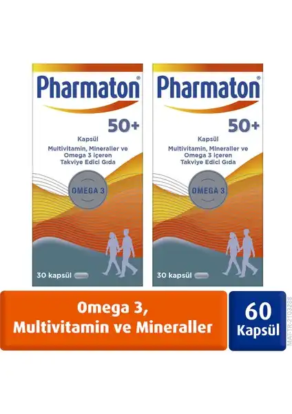 Pharmaton 50 Plus: Sağlıklı Yaşlanma İçin Besin Takviyesi