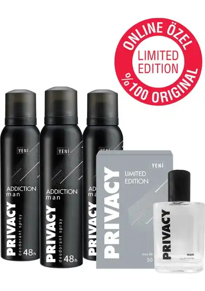 Privacy Men Limited Edition Parfüm ve Addiction Men Deodorant Seti İncelemesi
