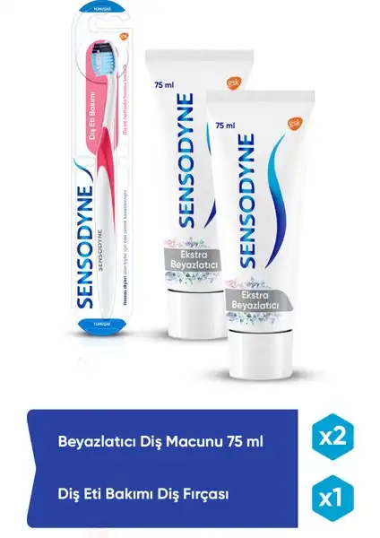 Sensodyne Diş Macunu ile Hassas Diş Etleri İçin Etkili Bakım Seti