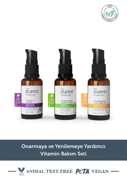 The Purest Solutions Vitamin Bakım Seti ile Cildinizi Canlandırın