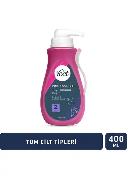 Veet Professional 400ml Tüy Dökücü Krem Özellikleri ve Kullanım Avantajları