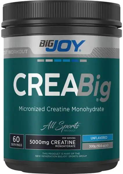 Bigjoy Sports Creabig Powder: Kreatin Monohidratın Faydaları ve Kullanımı