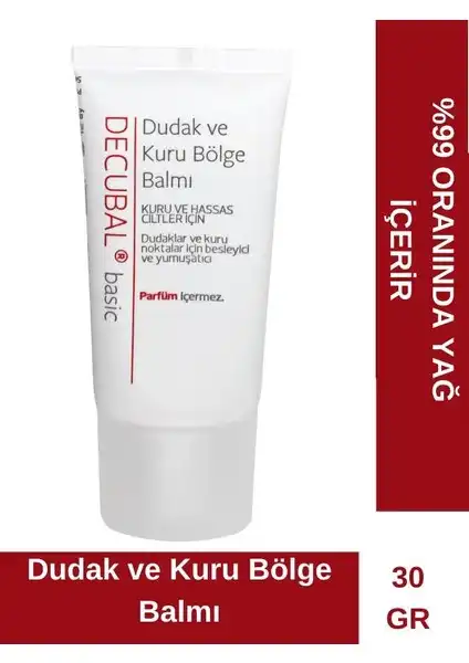 Decubal Kuru ve Hassas Ciltler İçin Dudak Balmı - 30 ml Ürün İncelemesi