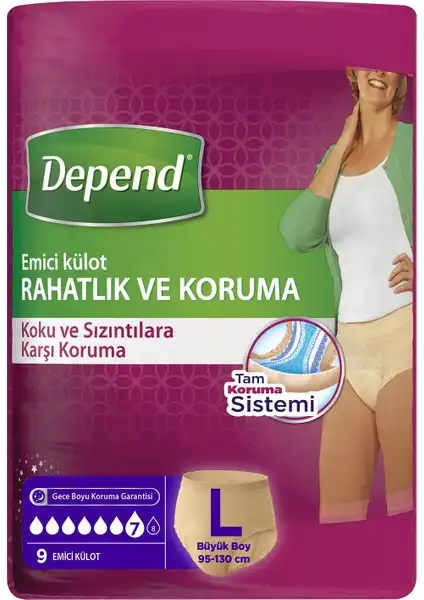 Depend Emici Külot: Kadınlar için Yüksek Koruma ve Rahatlık Sunan Ürün