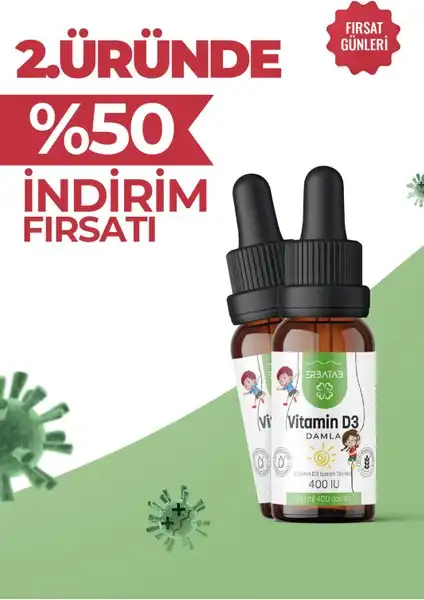 Erbatab Vitamin D3 Kids: Çocuklar İçin Vitamin D Takviyesi