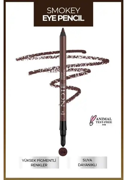 Note Smokey Eye Waterproof Aplikatörlü Göz Kalemi 04 Copper: Kullanım ve Özellikler