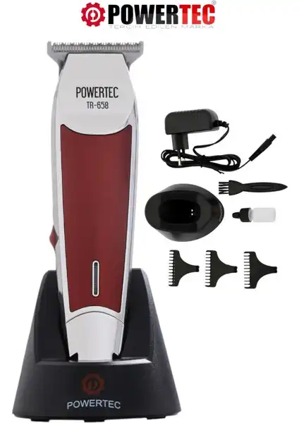 Powertec TR-658: Profesyonel Kullanıcılar İçin Kablosuz Sakal Tıraş Makinesi