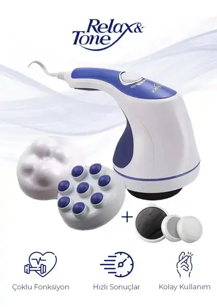 Relax & Super Tone Masaj Aleti ile Vücut Şekillendirme ve Rahatlama