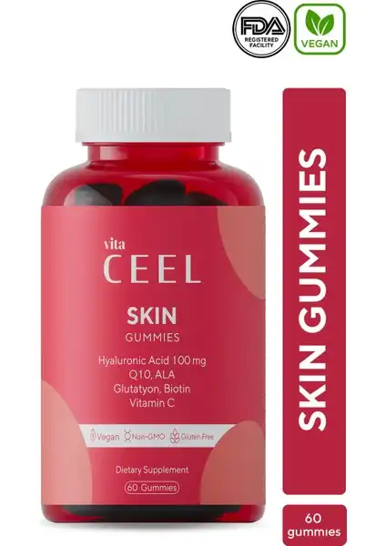 Vita Ceel Vegan Gummy ile Cilt Bakımını Destekleyin