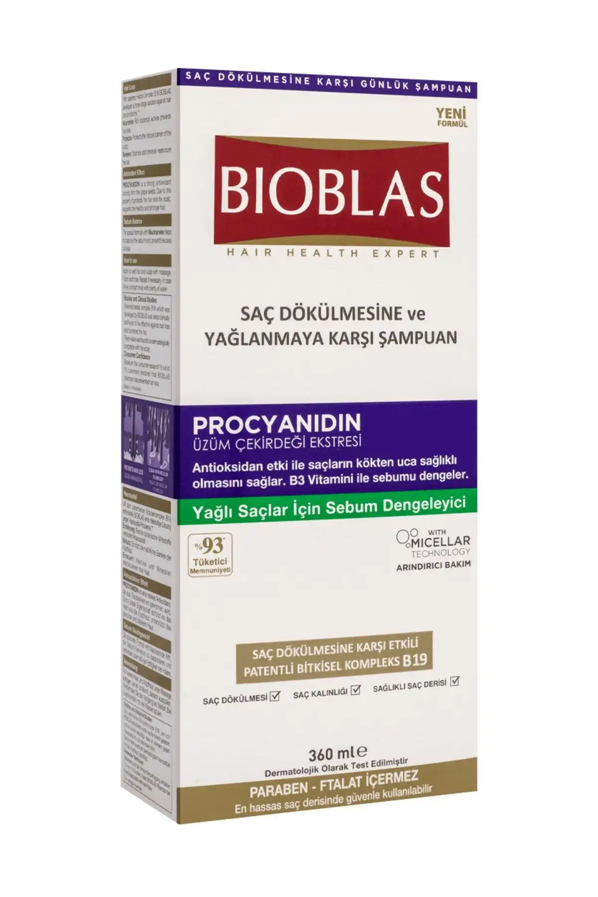 Bioblas Şampuan Procyanıdın: Yağlı Saçlar İçin Etkili ve Ekonomik Bir Çözüm