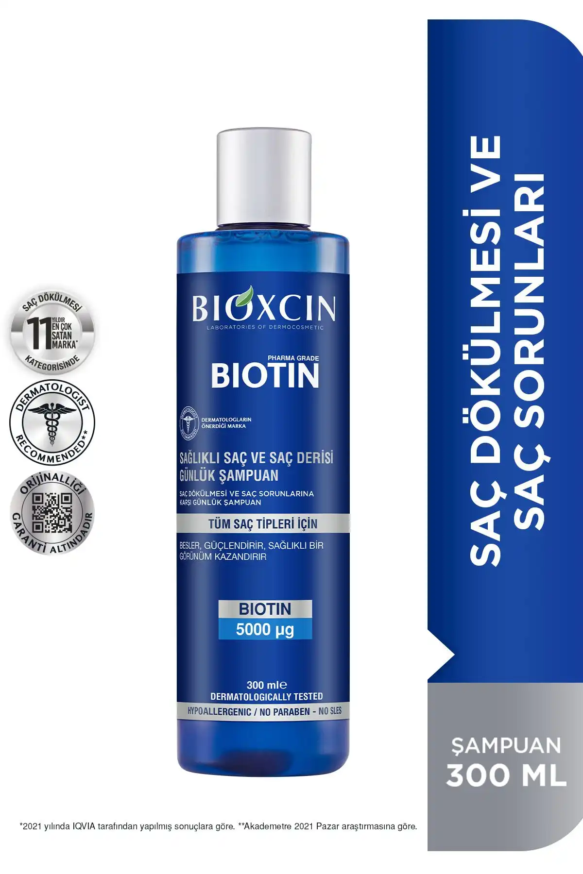 Bioxcin Biotin Günlük Şampuan: Saç Dökülmesini Azaltan Etkili Formül