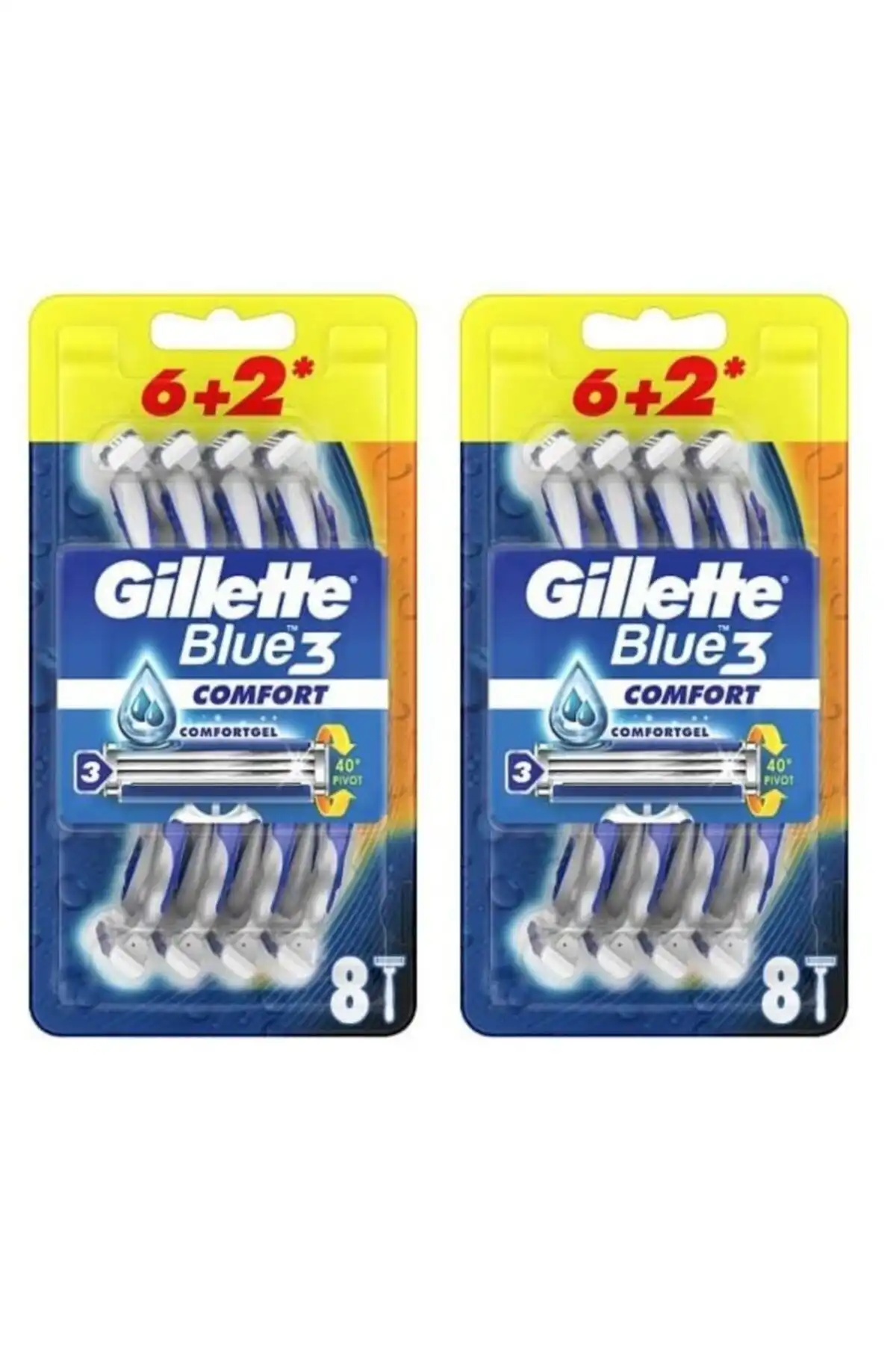 Gillette Blue3 Comfort Tıraş Bıçağı: Pratik ve Uzun Süreli Keskin Performans