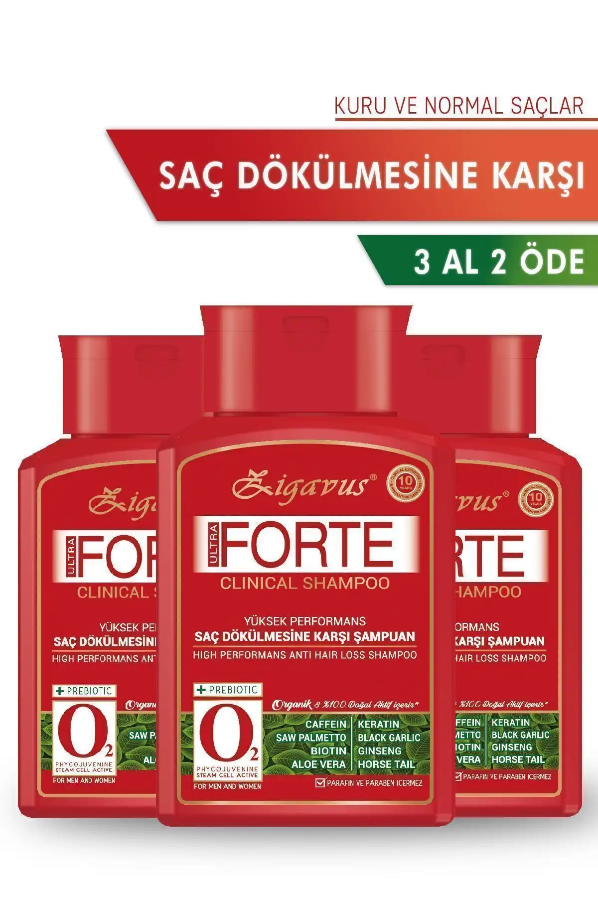 Zigavus Forte: Kuru ve Normal Saçlar için Dökülmeye Karşı Etkili Şampuan