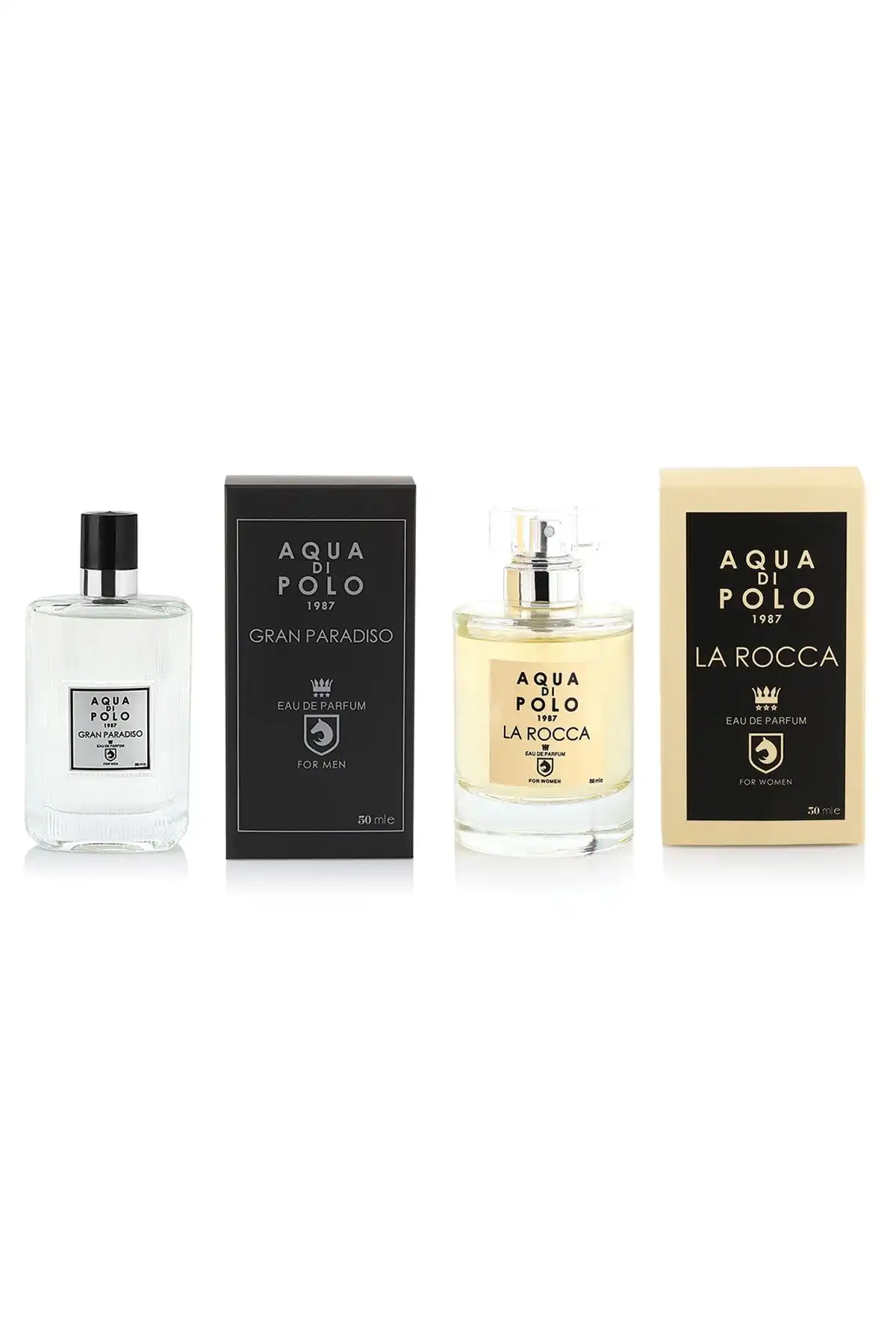 Aqua Di Polo 1987 Gran Paradiso Hediye Seti: Kadın ve Erkek Parfümleri