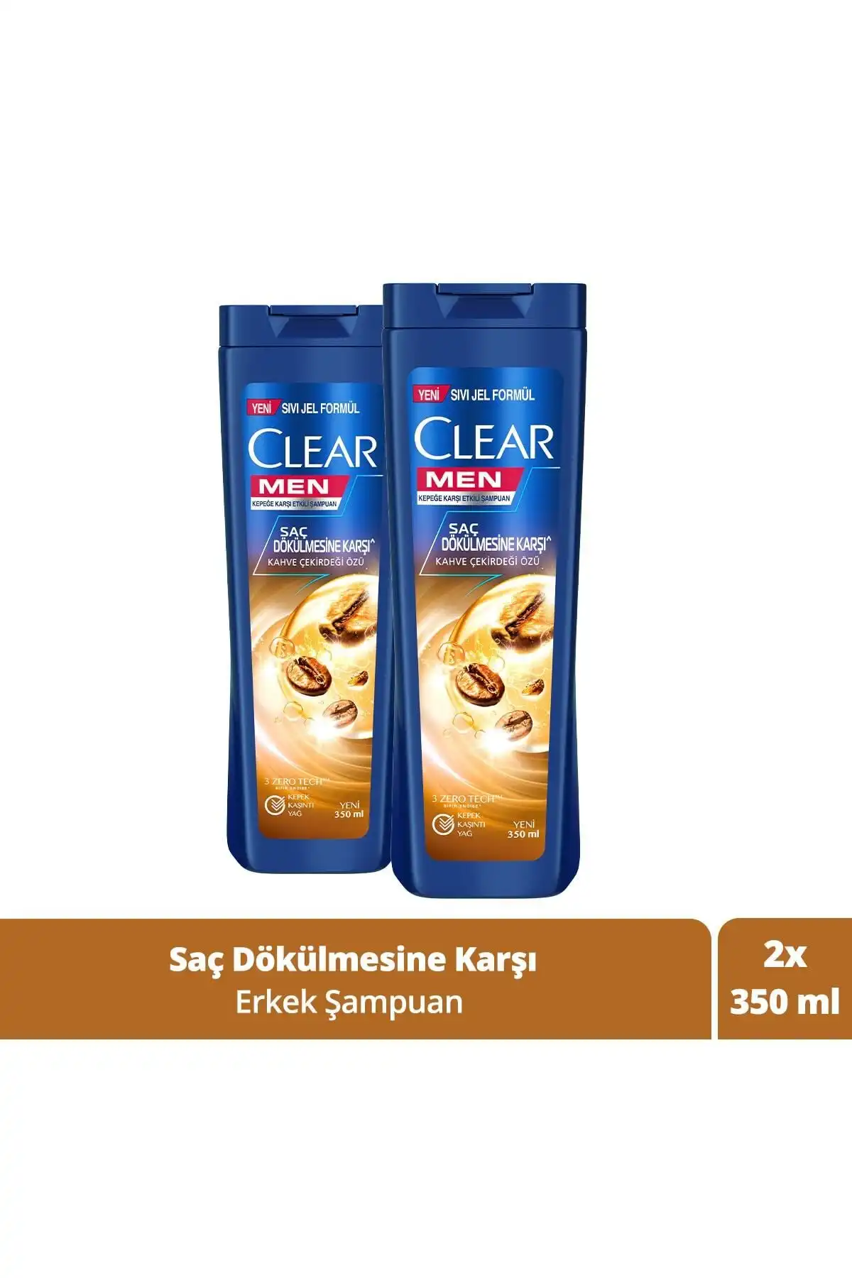 Clear Men Kepeğe Karşı Şampuan: Kahve Çekirdeği Özlü Etkili Saç Bakım Ürünü