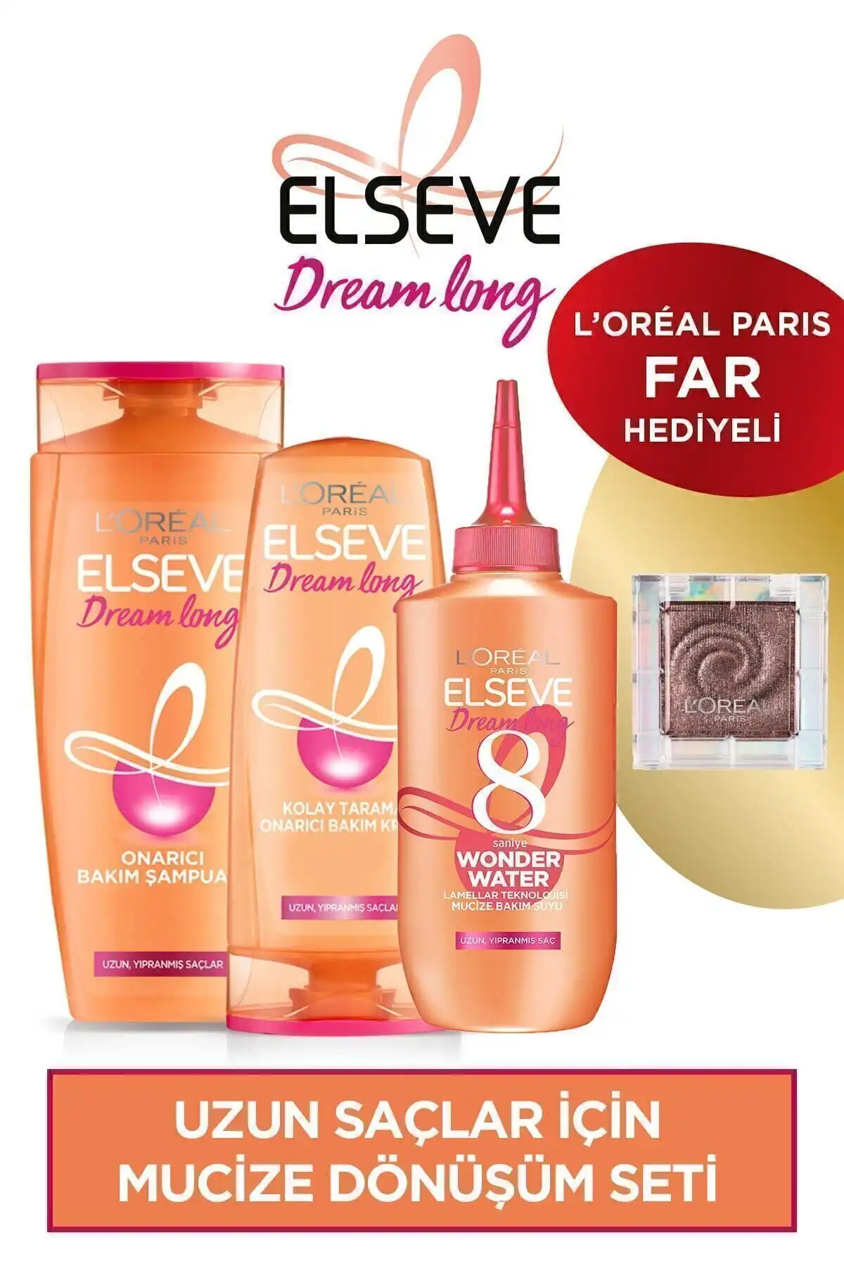 Elseve Dream Long: Uzun Saçlar İçin Onarıcı Bakım Seti İncelemesi