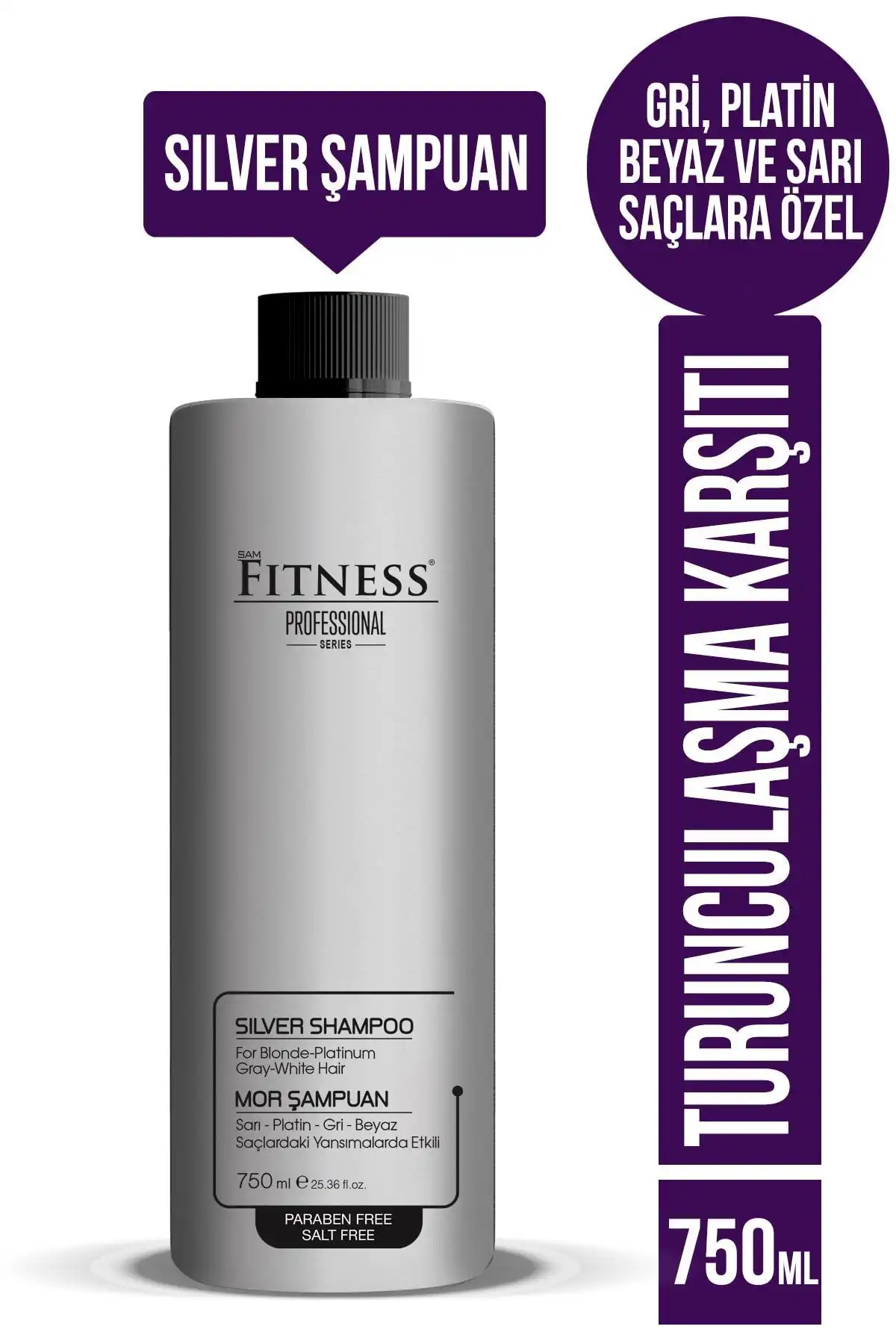Fitness Professional Silver Mor Şampuan ile Saç Renk Koruma ve Dönüşüm Yöntemleri