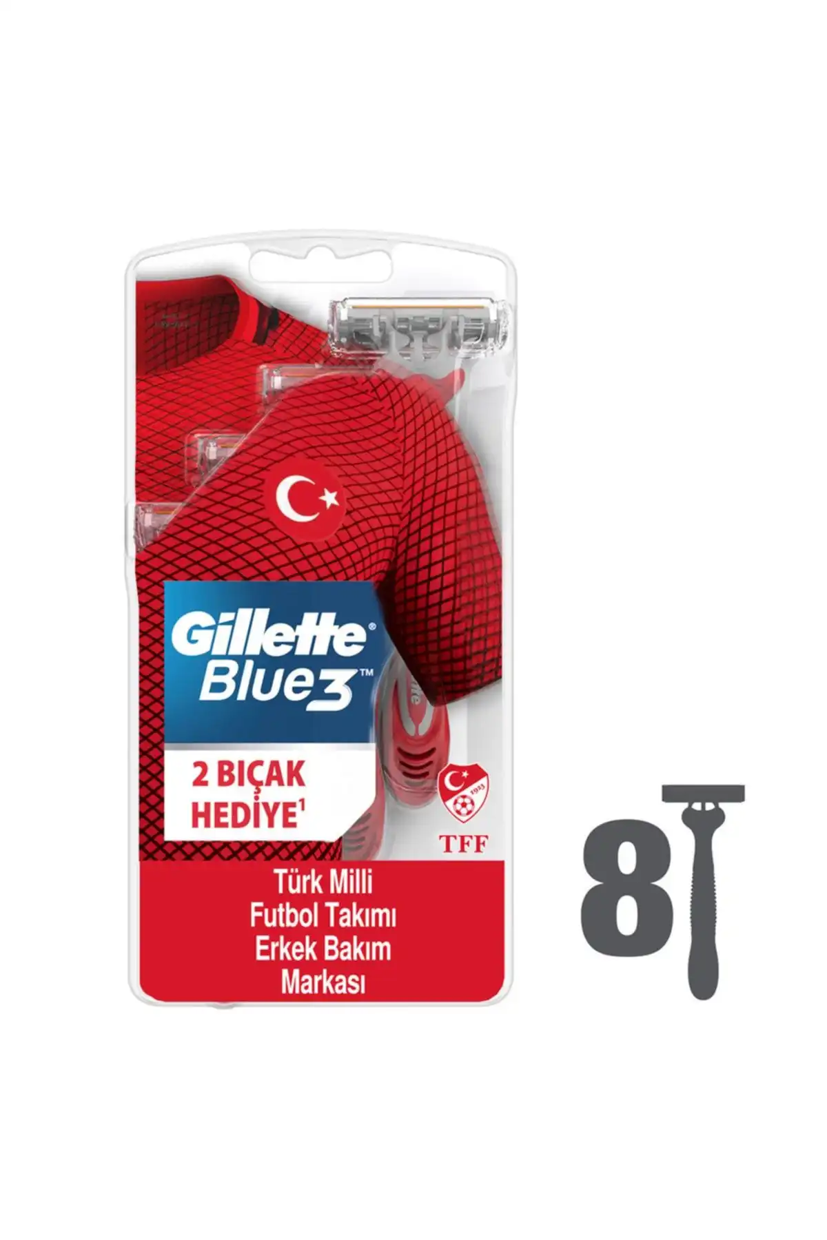 Gillette Blue3 Milli Takım Özel Paketi: Hızlı ve Hijyenik Tıraş Deneyimi Sunar