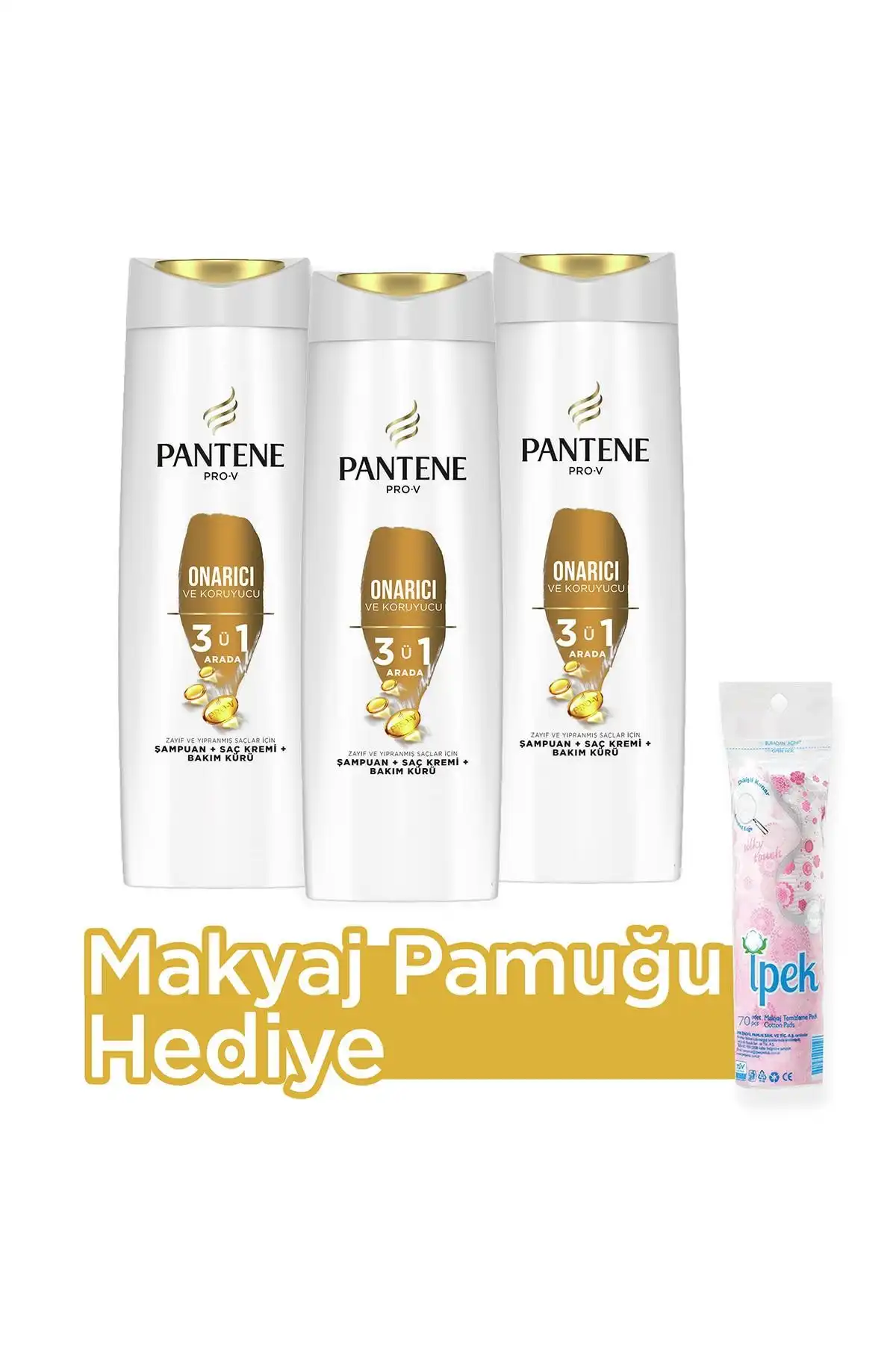 Pantene 3'ü 1 Arada Şampuan Krem Bakım Kürü ile Saçlarınıza Yeni Bir Nefes