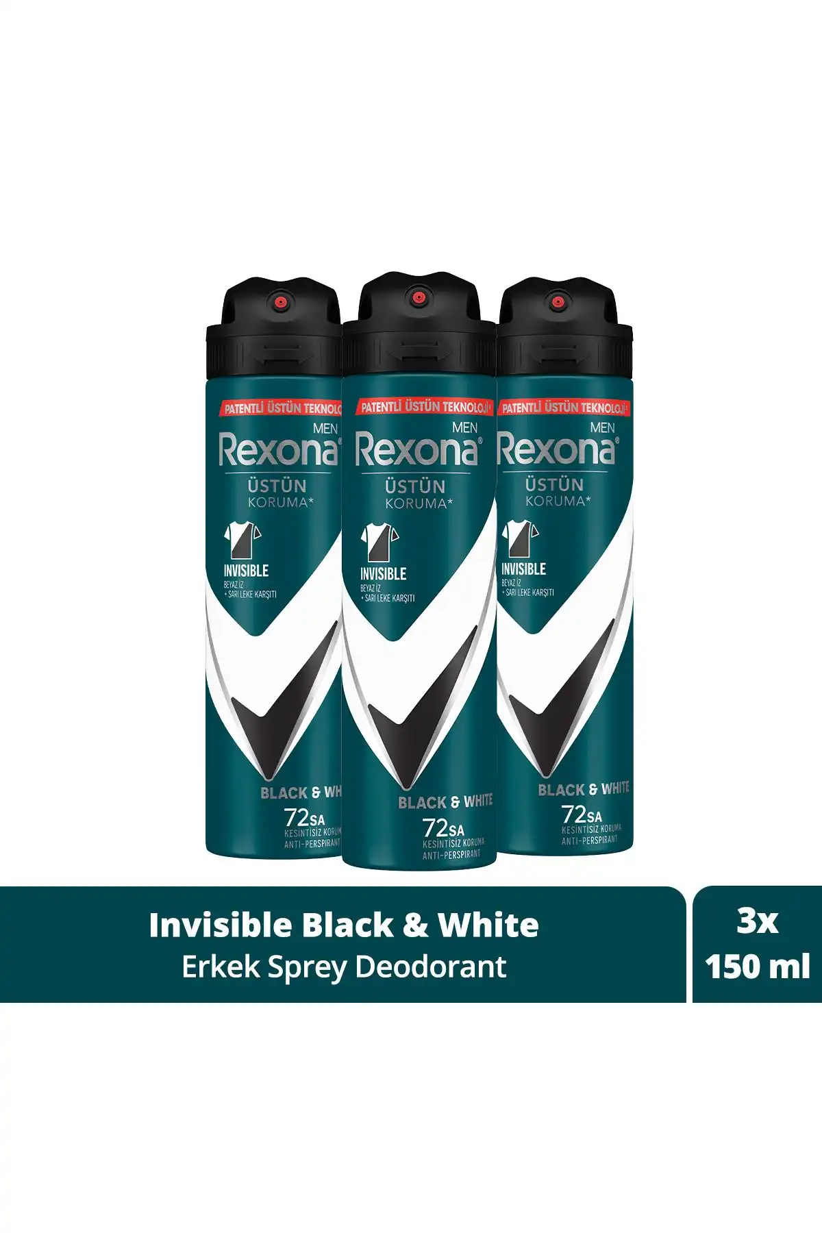 Rexona Men Erkek Sprey Deodorant: Leke Bırakmayan ve Uzun Süreli Koruma