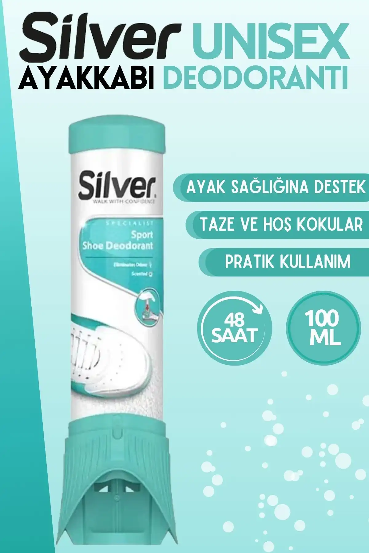 Silver Ayakkabı Deodorantı ile Kötü Kokulara Etkili Çözüm Sunan Sprey