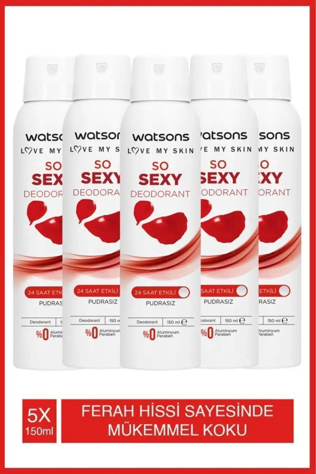 Watsons So Sexy Deodorant: 24 Saat Kalıcı Pudrasız Sprey ile Ferahlama Deneyimi