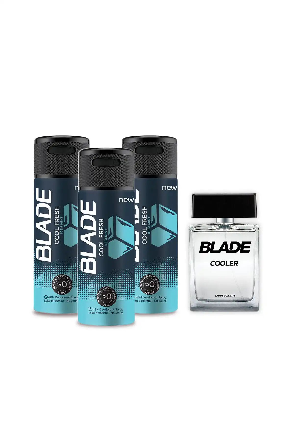 Blade Cooler Parfüm ve Deodorant Seti ile Gün Boyu Tazelik Sağlayın
